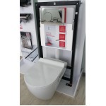 SET Унитаз подвесной Rimflow с инсталляцией Alcapast Sadromodul AM101/1120E + клавиша M670/M671